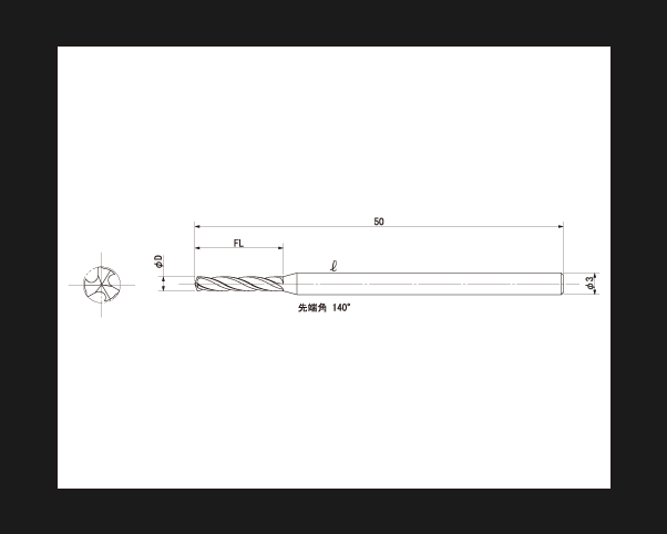 TFD 小径3枚刃ドリル | イワタツール